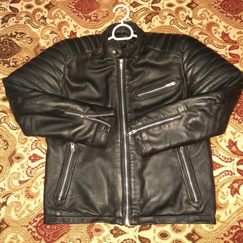 Urban Retro Rider" Genuine leather jacket